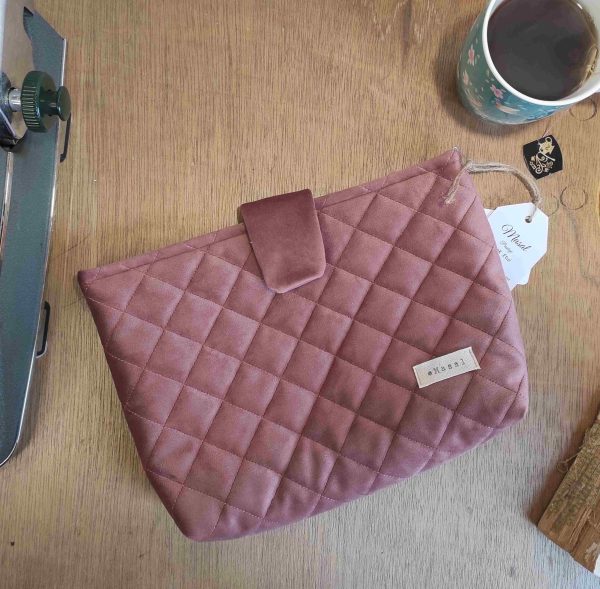 Velvet etui za knjige - Champagne Pink - Classic