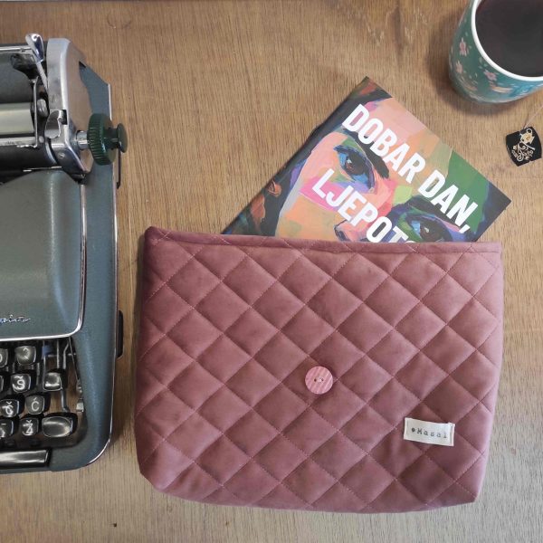 Velvet etui za knjige - Champagne Pink - Cozy