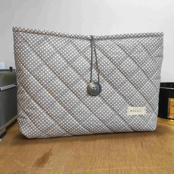 Compress_20251214_113927_7638 Etui za knjige - Soft Dots – Grey - Cozy