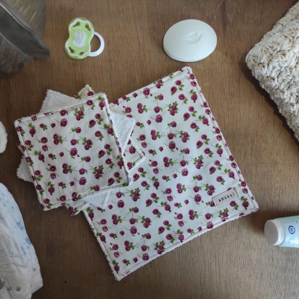 Baby Care Towel Set – Poklon Set 4 kom - Red Petunia