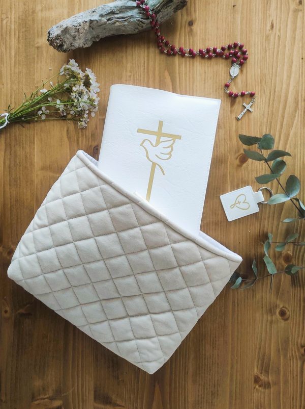 Navlaka za Bibliju za Krizmu – Bijela